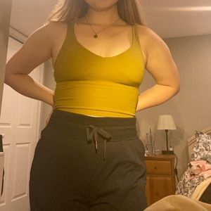 lululemon green/yellow (chartreuse) align tank